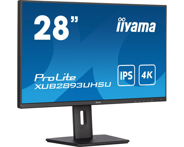 iiyama ProLite Pantalla IPS 28" 4K, negro