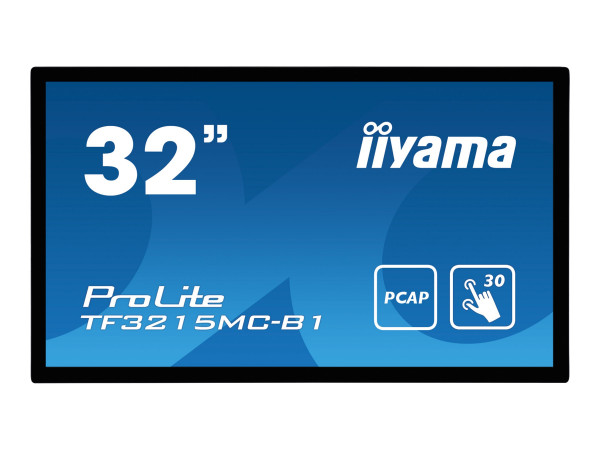 iiyama ProLite Pantalla táctil PCAP de 32", negro