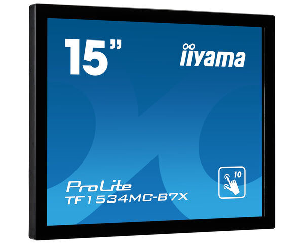 iiyama Monitor 15" Open Frame de 10 puntos táctiles, negro