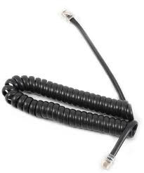 Yealink Cable rizado para T26/T28/T20/T22, negro