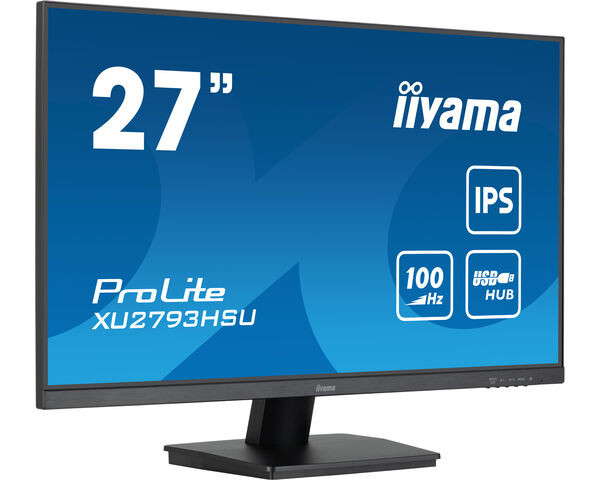 iiyama ProLite Pantalla de 27" IPS con concentrador USB, negro