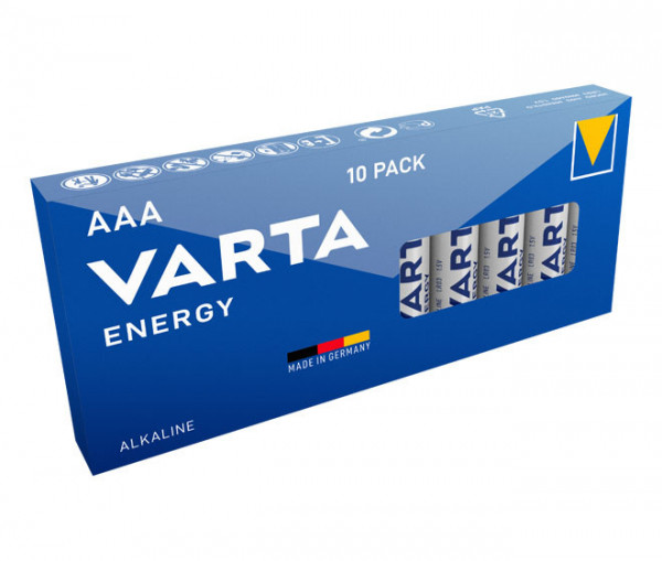 Varta Pilas AAA (LR03) 1.5V Energy, Pack 10uds