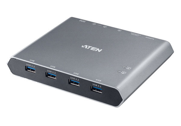 Aten Conmutador KVM 4K DisplayPort USB-C de 2 puertos