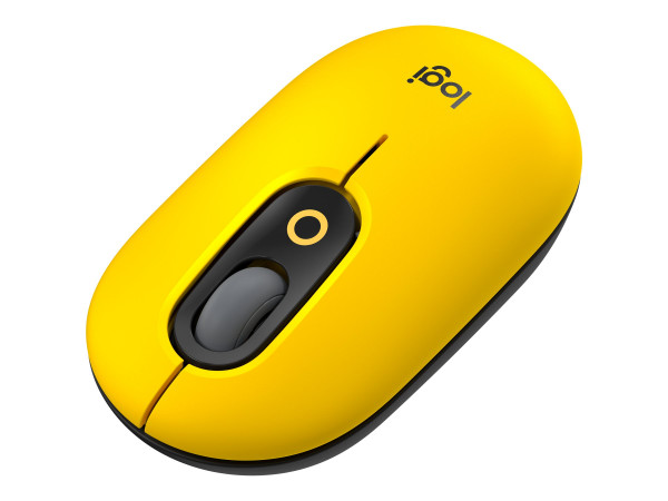 Logitech POP Ratón inalámbrico, amarillo