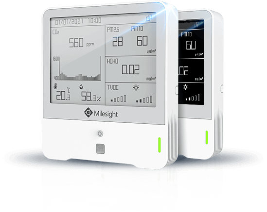 Milesight IoT AM319 HCHO Sensor de monitorización ambiental