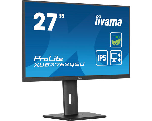 iiyama ProLite Pantalla IPS de 27" QHD, negro