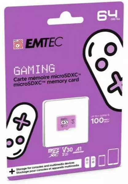 Emtec Tarjeta de memoria Flash 64GB MicroSDXC UHS-I