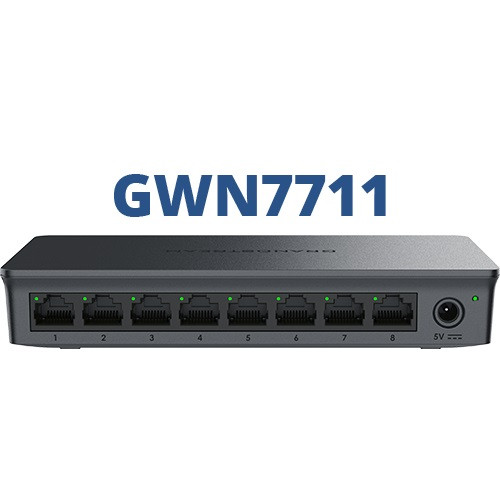 Grandstream GWN7711 Switch L2-Lite de 8 puertos