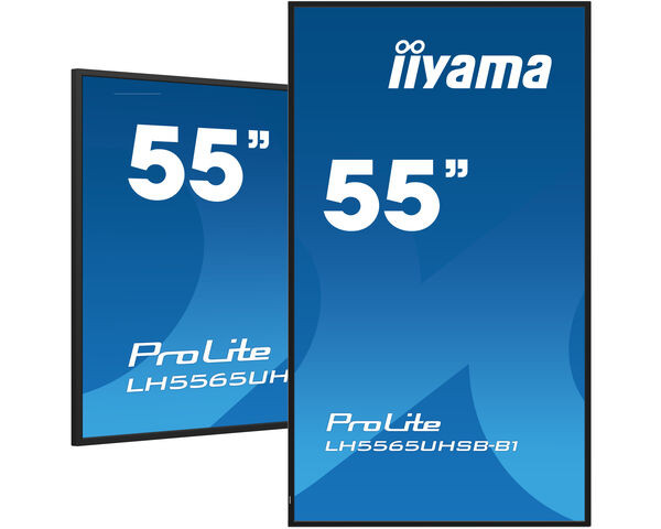 iiyama Prolite Pantalla de 55" 4K, negro