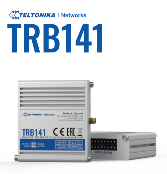 Teltonika TRB141 Gateway LTE CAT1 I/O