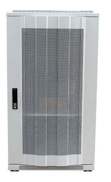 ALLNET 19"Schrank, 22HE, B600/T1200mm, perforierte Blechtüren, Lichtgrau, SNB-Serie,