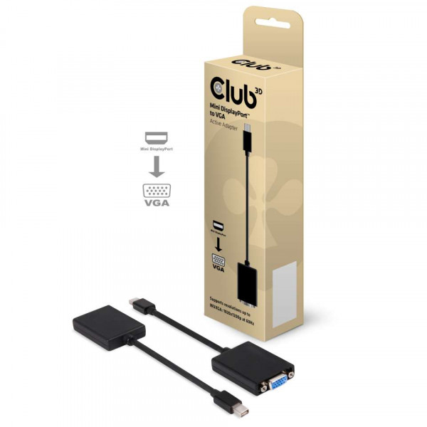 Club 3D Mini DisplayPort a VGA Adaptador Activo