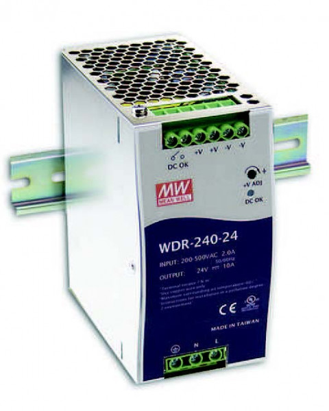 Mean Well WDR-240-24 Alimentación 24V/240W