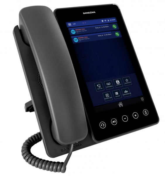 Sangoma P370 Teléfono SIP 7", 16 Líneas, Bluetooth/WiFi