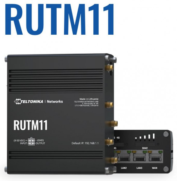 Teltonika RUTM11 Router 4G LTE Industrial