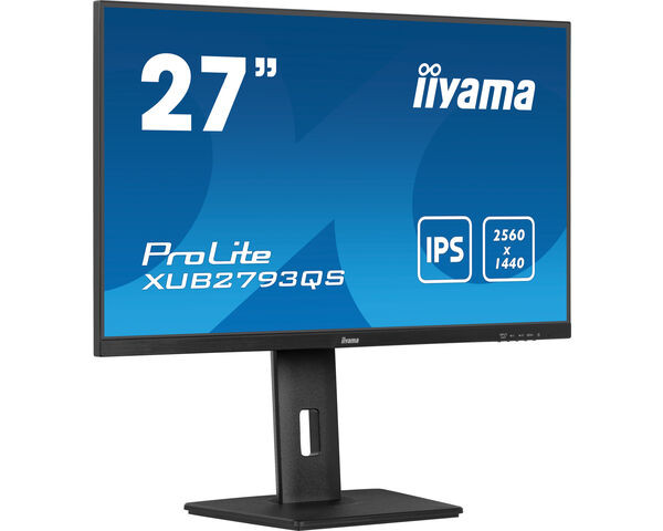 iiyama ProLite Pantalla 27" IPS WQHD, negro