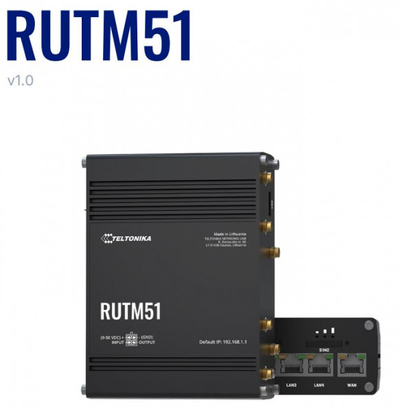 Teltonika RUTM51 Router 5G industrial