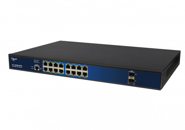 ALLNET SG8618PM Switch full managed Layer2+ 18 Puertos • 16x GbE • PoE Budget 280W • 16x PoE at • 2x