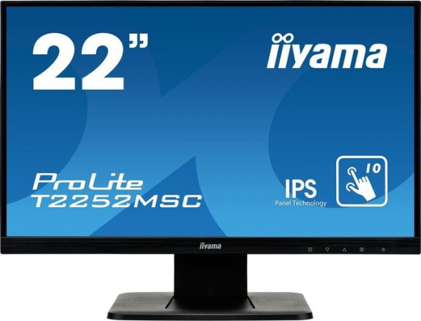 iiyama ProLite Pantalla táctil de 22" IPS Full HD, negro