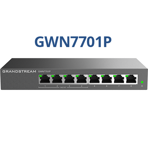 Grandstream GWN7701P Switch 8x, 4 PoE+ no administrable