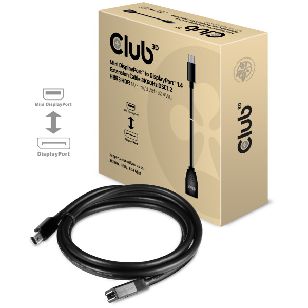 Club 3D Docking station USB Gen 1 Tipo-C 8 en 1 MST Pantalla Dual 4K60Hz Travel Dock