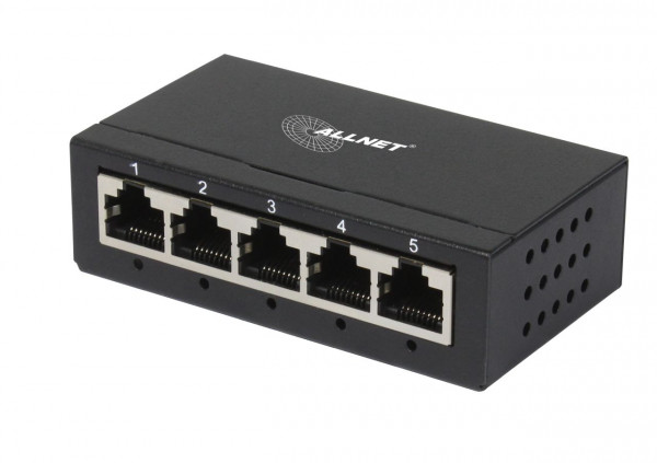 ALLNET Switch unmanaged Layer2 5 Port  5x 1GbE  Fanless  ALL-SG8005