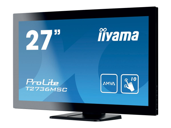 iiyama ProLite Monitor táctil de 27", negro