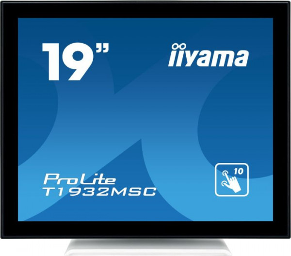 iiyama ProLite Monitor 19" táctil IPS, blanco