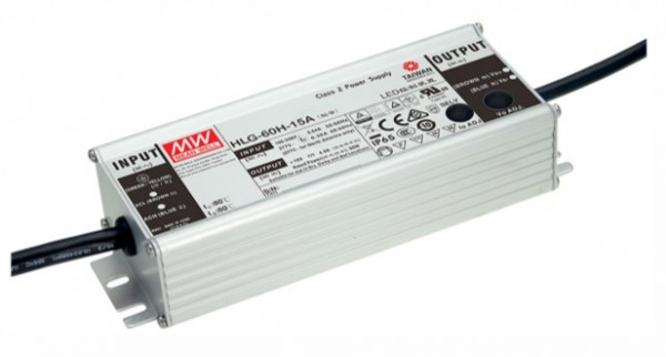 Mean Well Fuente de alimentación 24V/60W 0-10V IP65