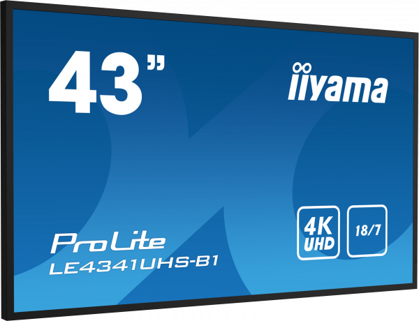 iiyama ProLite Pantalla de cartelería 43" 4K, negro