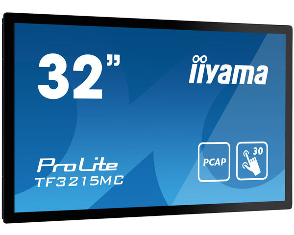 iiyama ProLite Pantalla táctil 32" PCAP, negro