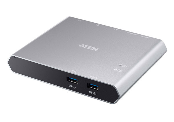 Aten Conmutador KVM 4K HDMI USB-C de 2 puertos