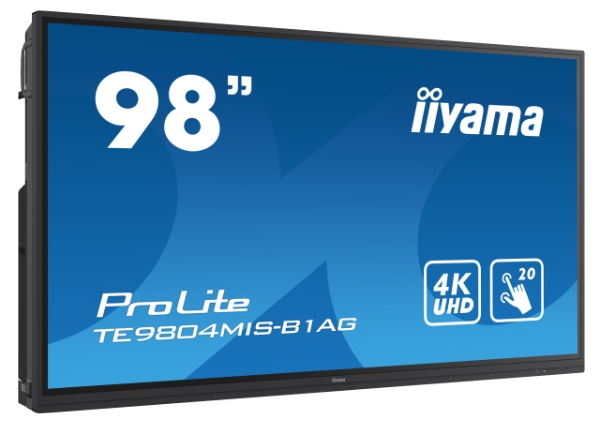 iiyama ProLite Pantalla táctil 4K UHD LCD interactiva de 98"