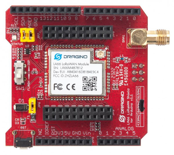 DRAGINO LA66 Shield Arduino UNO