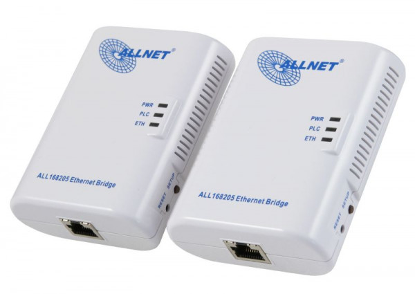 Allnet Powerline 200Mbit BUNDLE Bridge Ethernet 2x ALL168205