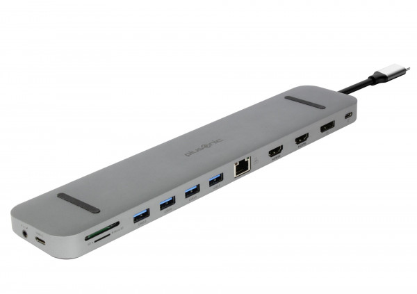 Plusonic Dockingstation USB-C 9en1 con HDMI/DP/LAN/USB
