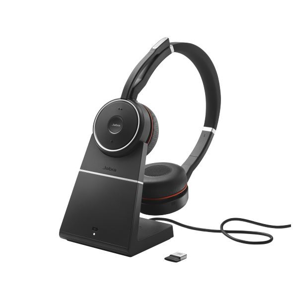 Jabra Evolve 75 Duo USB con base de carga