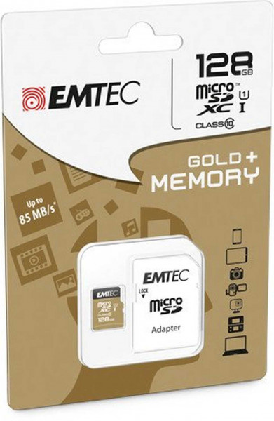 EMTEC Tarjeta de memoria MicroSDXC 128GB Clase 10