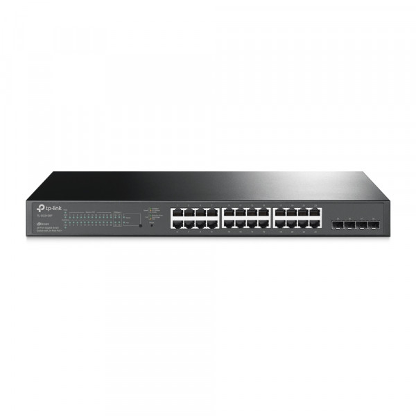 TP-Link SG2428P Switch Smart Gigabit JetStream de 24 puertos PoE+ y 4 ranuras SFP