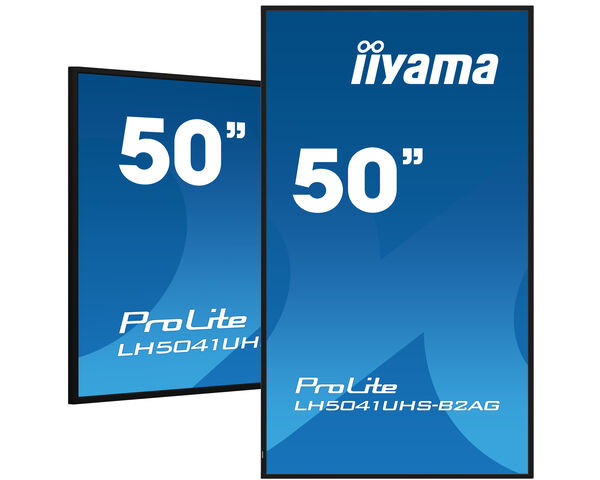 iiyama Prolite Pantalla de cartelería digital de 50" 4K UHD, negro