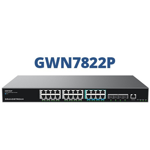 Grandstream GWN7822P Switch de red Multi-Gigabit capa 3