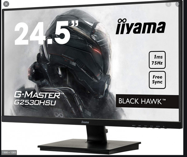 iiyama Monitor Black Hawk G-MASTER G2530HSU de 24.5"