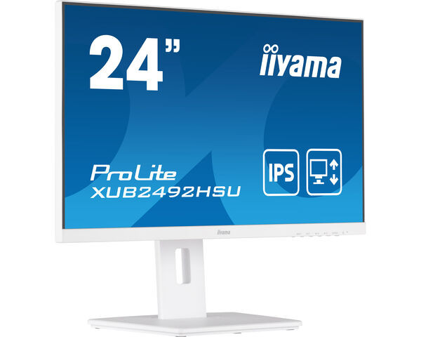 iiyama ProLite Panel IPS 24", blanco