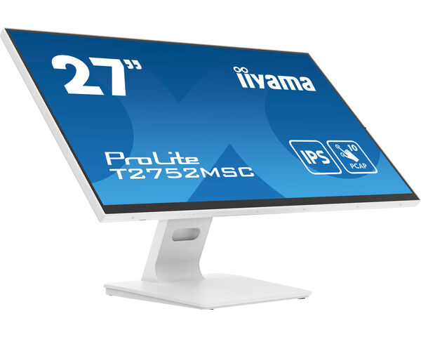 iiyama Prolite Monitor táctil de 27" Optical Bonded, blanco