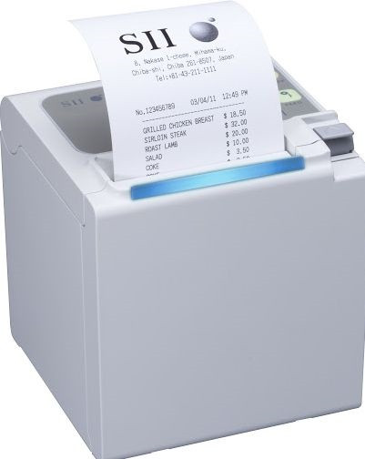 Seiko RP-E10 Impresora para TPV LAN, blanco