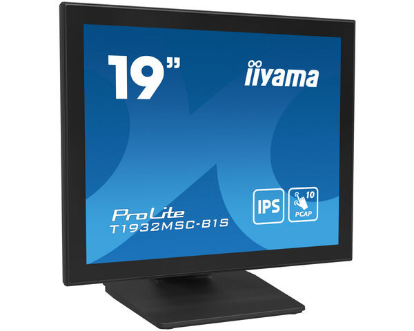 iiyama Prolite Monitor táctil IPS PCAP de 19", negro