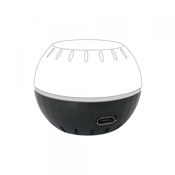 Shelly Add-on USB H&T, Negro