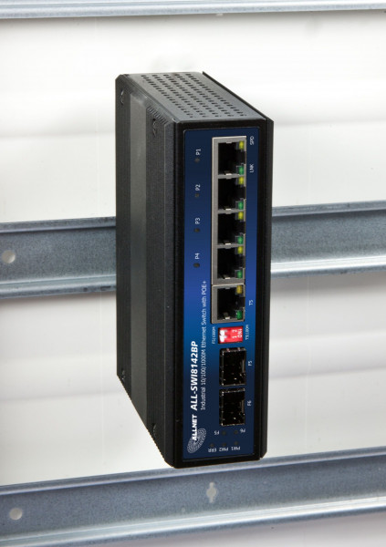 ALLNET ALL-SWI8142BP Switch PB 4x PoE + 2x SFP Gigabit