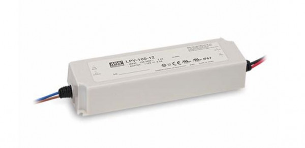 Mean Well Alimentación 12V/100W IP67