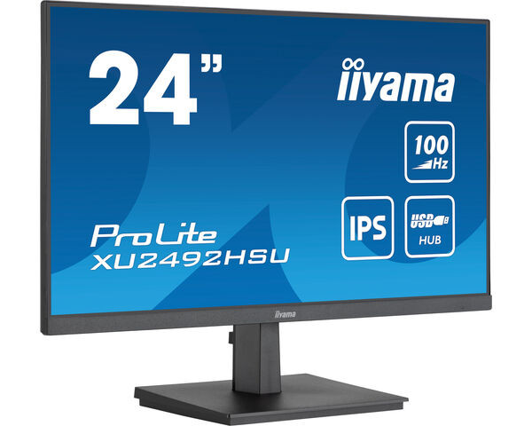 iiyama ProLite Monitor 24" con matriz IPS, negro